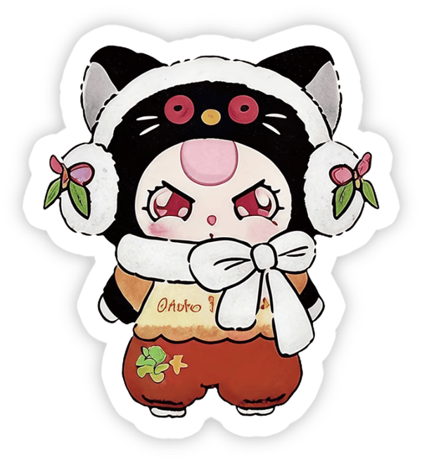 sticker baby three phong cách cute 
