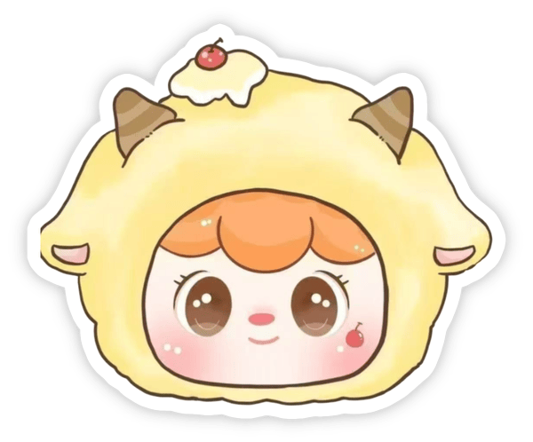 sticker baby three kiểu hoạt hình 