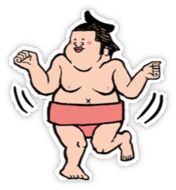 sticker Fantastic Sumo cute