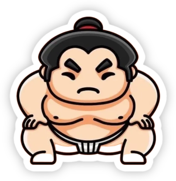 sticker Fantastic Sumo đang bực
