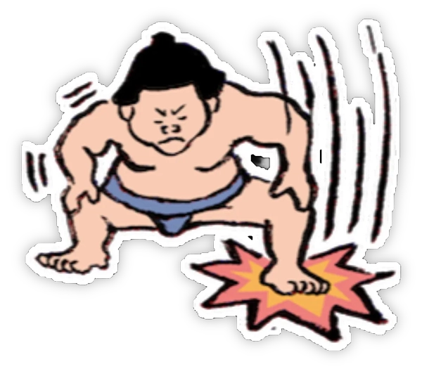 sticker Fantastic Sumo khỏe mạnh