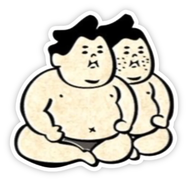 sticker Fantastic Sumo mập mạp