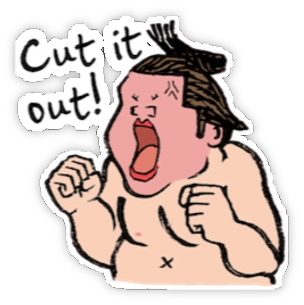 sticker Fantastic Sumo phát điên