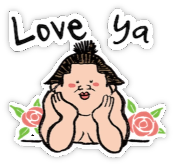 sticker Fantastic Sumo rất đáng yêu