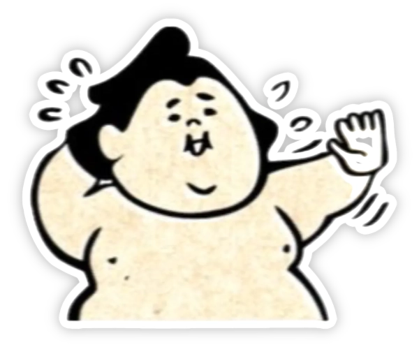 sticker Fantastic Sumo rất dễ thương