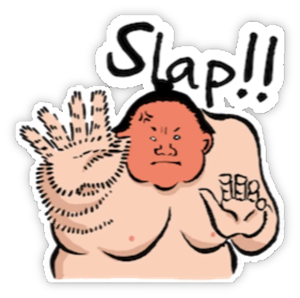 sticker Fantastic Sumo slapp