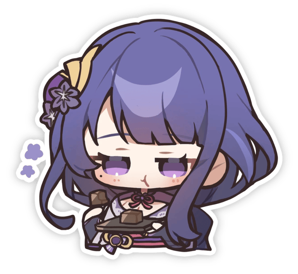 sticker Raiden Shogun chất lượng cao
