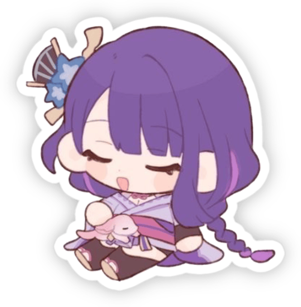 sticker Raiden Shogun đẹp