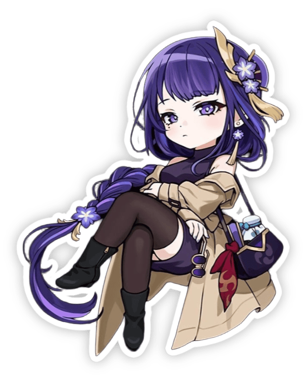 sticker Raiden Shogun điện ảnh