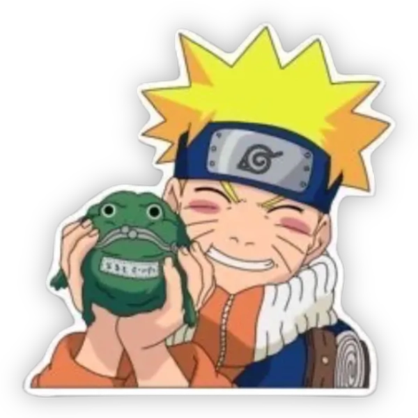 sticker anime đang vui vẻ