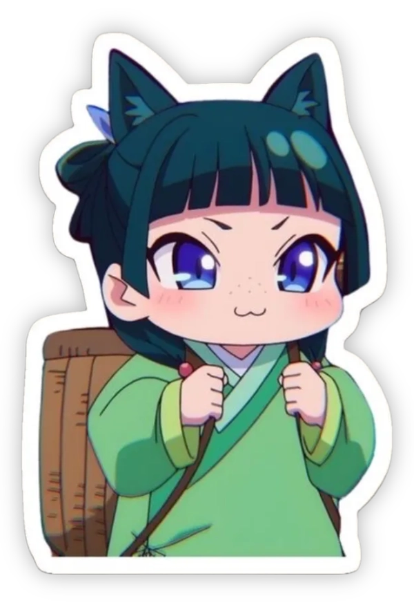 sticker anime dễ thương