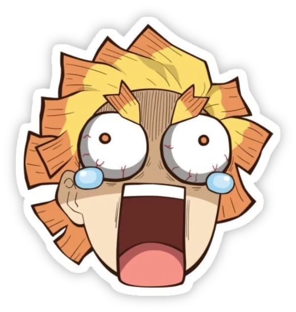 sticker anime điên khùng