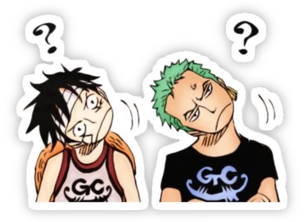 sticker anime không hiểu gì