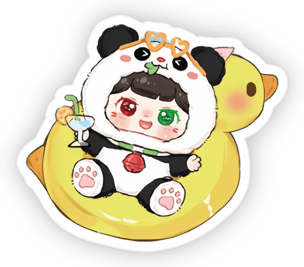 sticker baby three cute thiết kế đáng yêu 