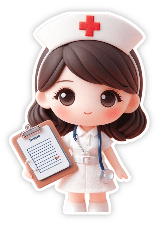 sticker bác sĩ hoạt hình đáng yêu