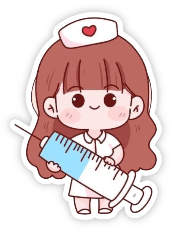 sticker bác sĩ minh họa