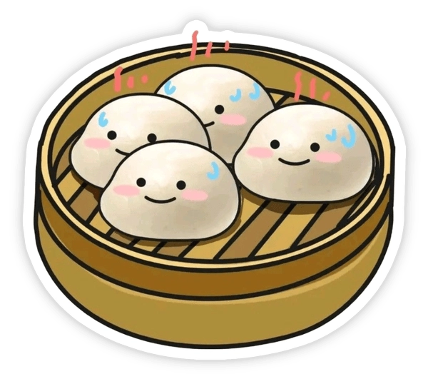 sticker bánh bao 14 PNG