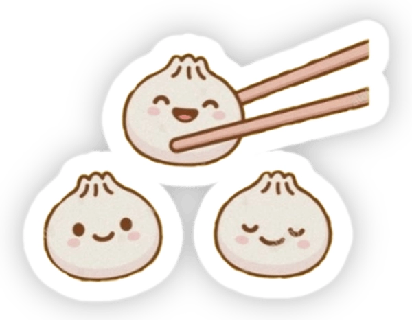 sticker bánh bao đẹp