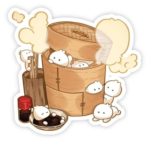 sticker bánh bao 9 PNG