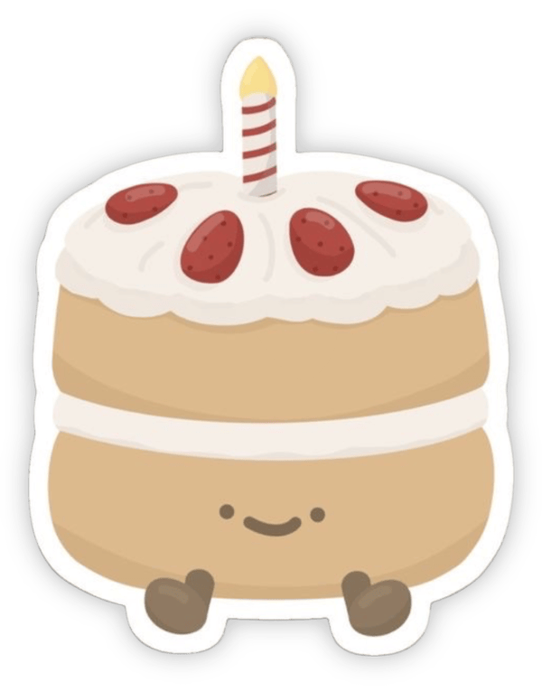 sticker bánh ngọt dễ thương