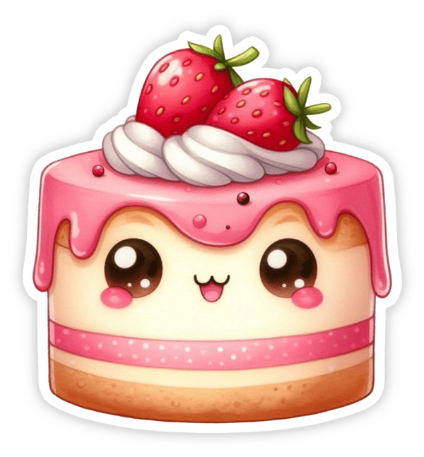 sticker bánh ngọt nhỏ xinh