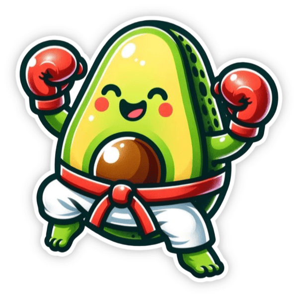 sticker bơ dễ thương