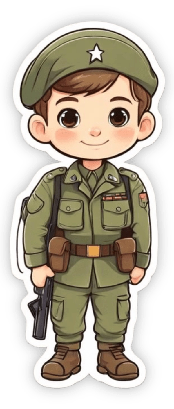 sticker bộ đội 1