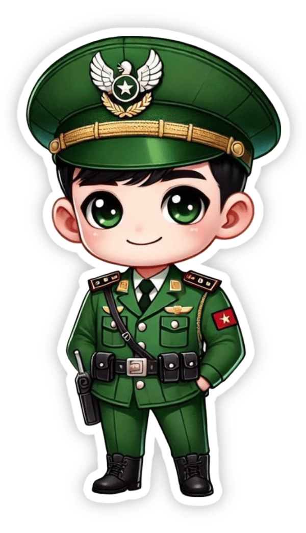 sticker bộ đội ngầu