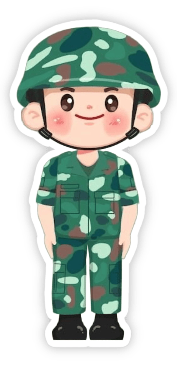 sticker bộ đội 2