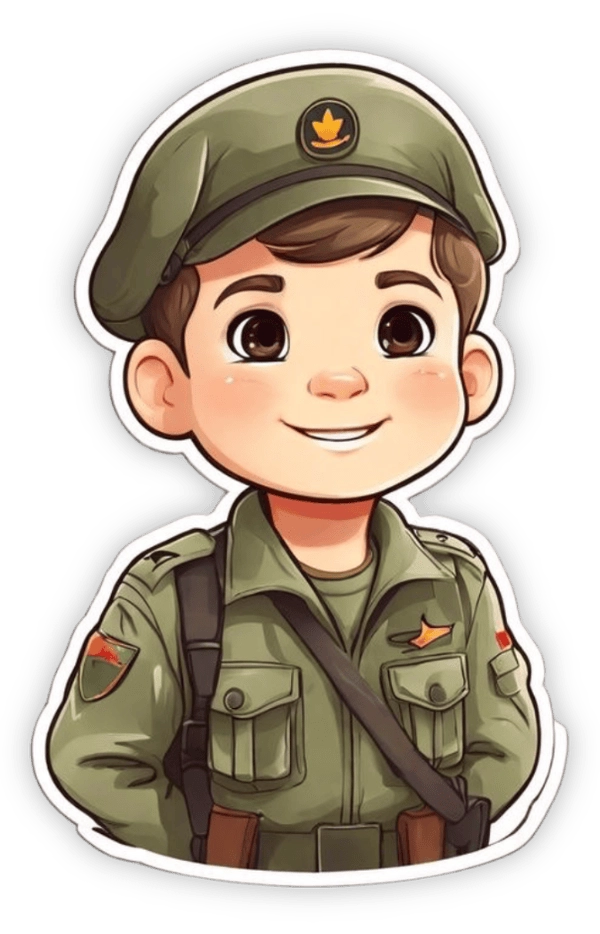 sticker bộ đội 20