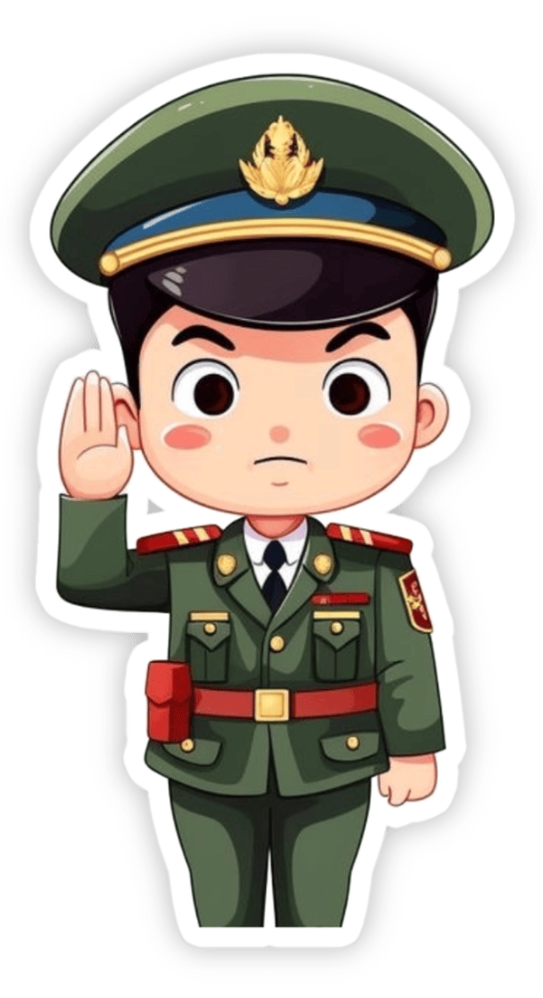 sticker bộ đội 22