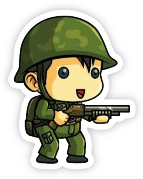 sticker bộ đội 23
