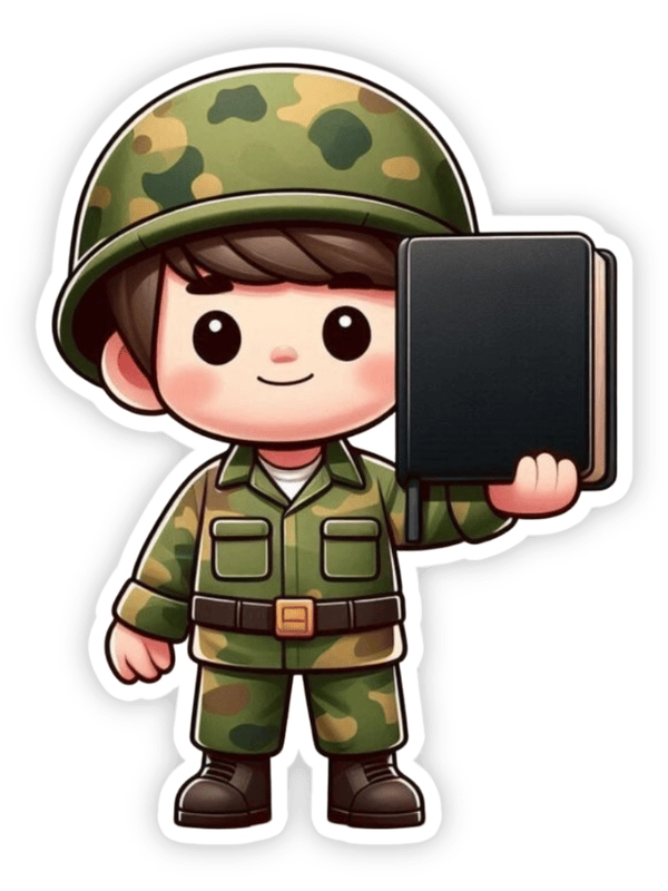 sticker bộ đội 8