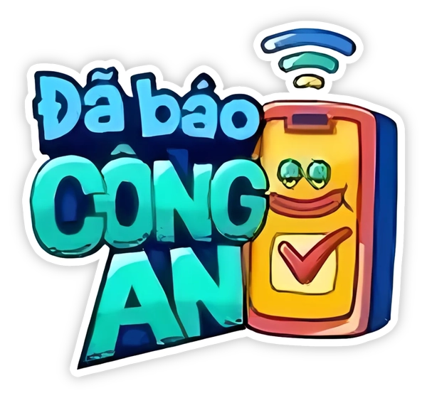 sticker cà khịa đã báo công an