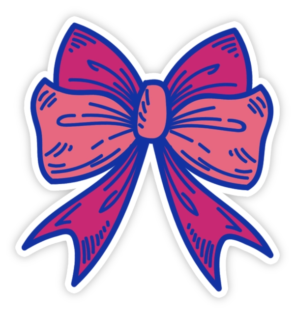 sticker cái nơ dễ thương