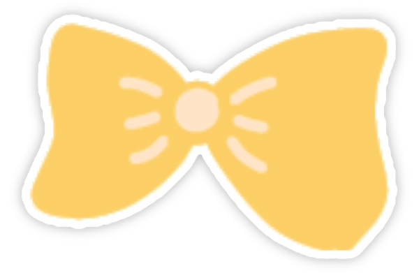 sticker cái nơ đẹp