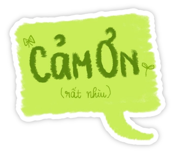 sticker cảm ơn