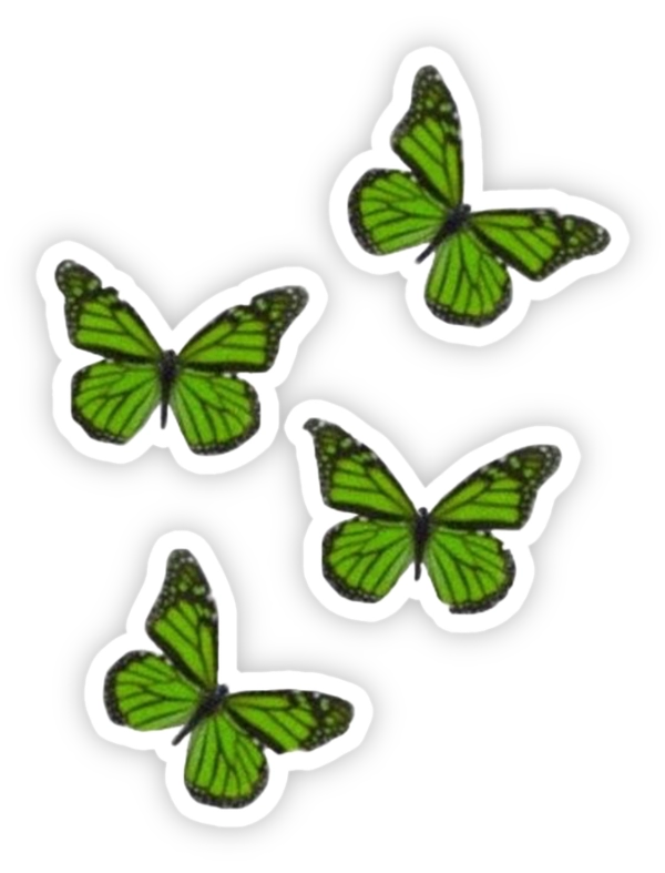 sticker cây xanh