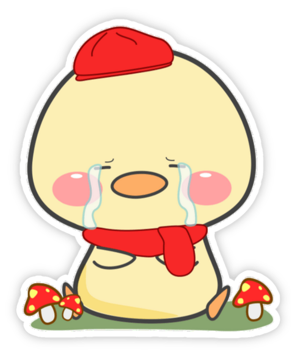 sticker chat buồn chán