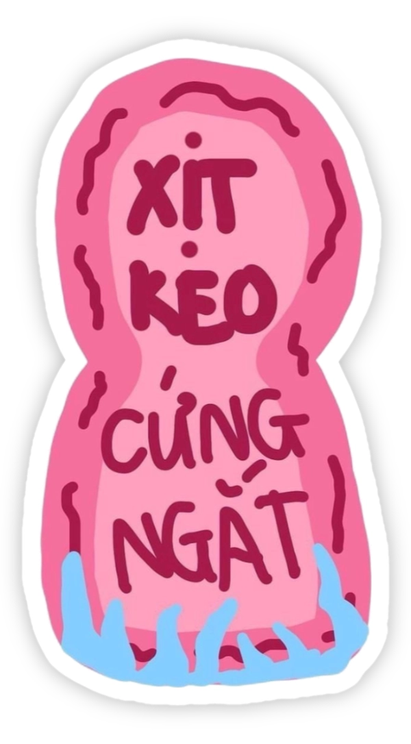 sticker chữ