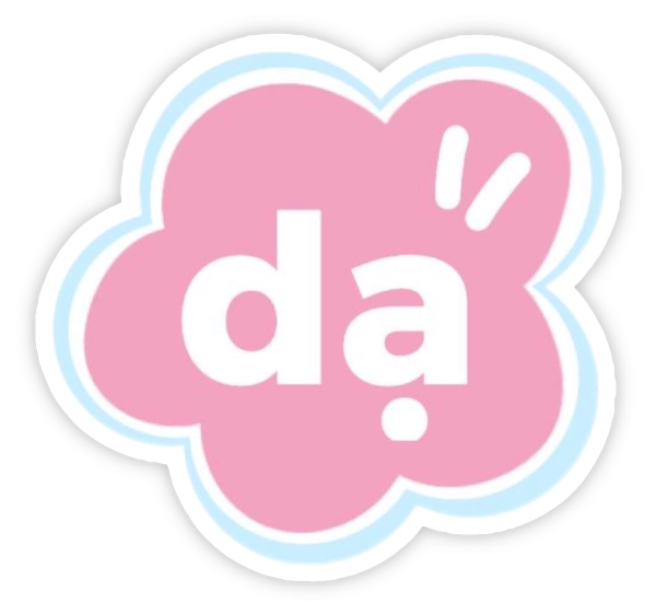sticker chữ dạ
