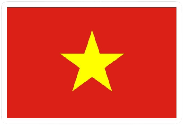 sticker cờ Việt Nam HD