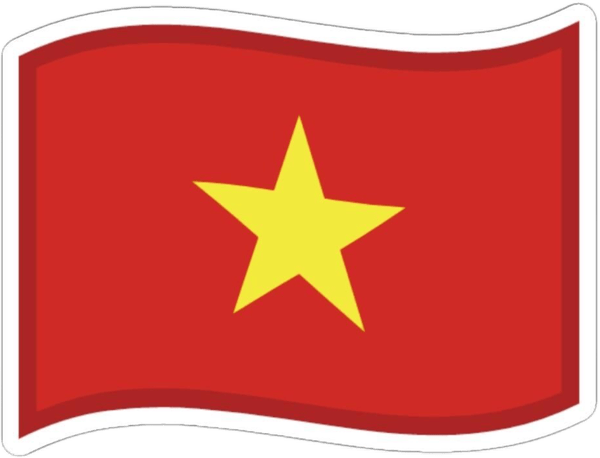 sticker cờ Việt Nam full HD