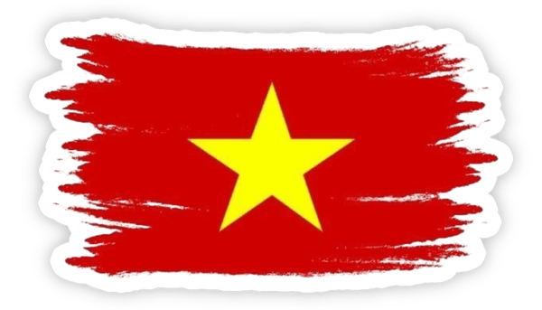sticker cờ Việt Nam trang trí