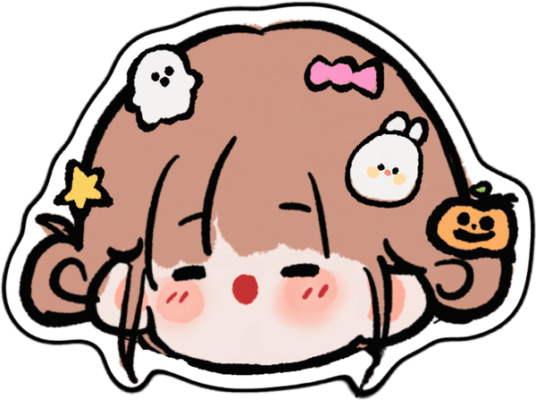 sticker cô nàng dễ thương