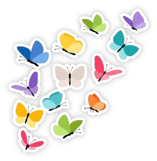 sticker con bướm nhỏ