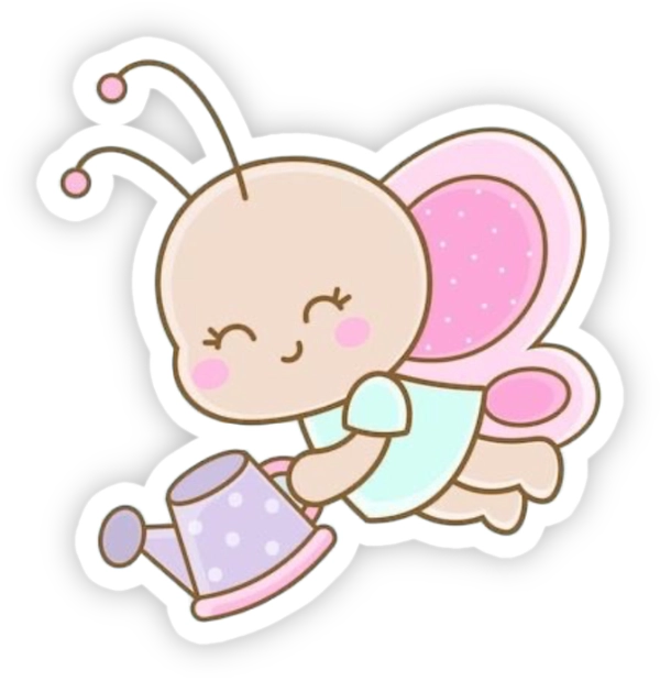 sticker con bướm siêu dễ thương