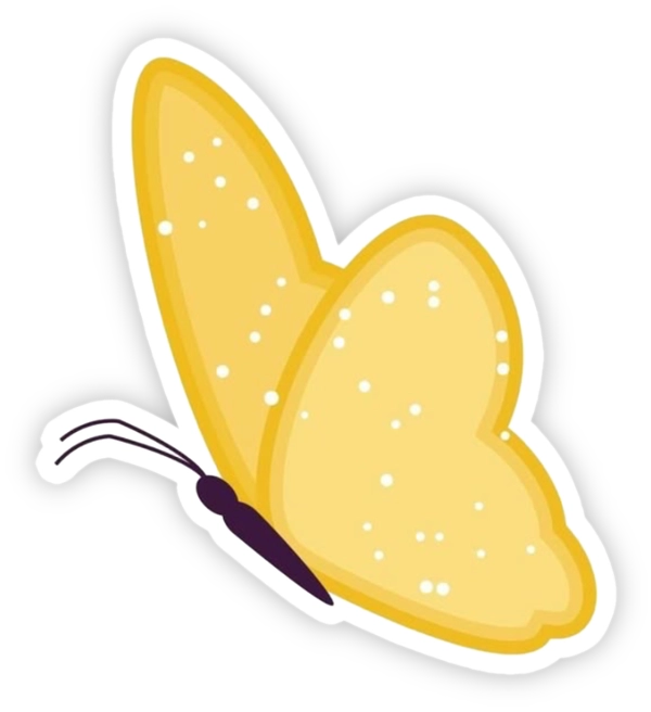 sticker con bướm PNG