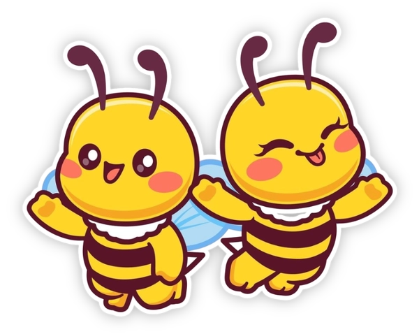 sticker 2 con ong