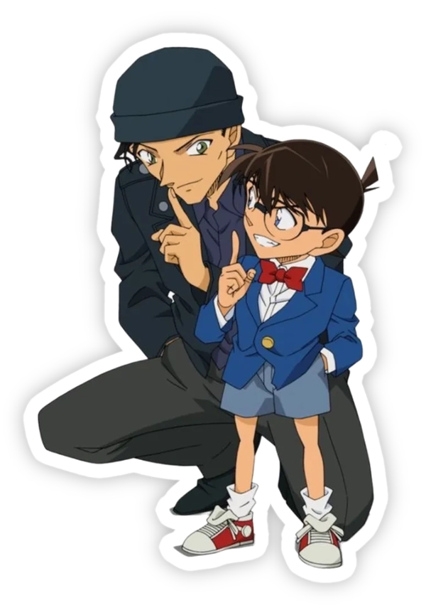 sticker conan cùng đồng đội